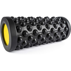 TRX Training Rev Myofascial Release Roller, Travel Massage Roller for Muscles, 14-Inch Round Foam Roller for Stretching and Post-Workout Recovery