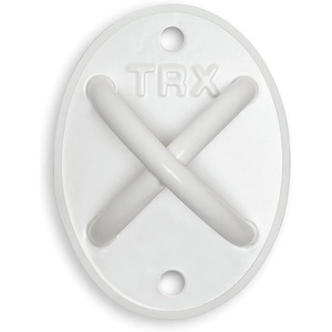 TRX Training XMount, Training Anchor Mount for Suspension-Trainer Straps, Bracket Mount for Suspension-Training Equipment(White)